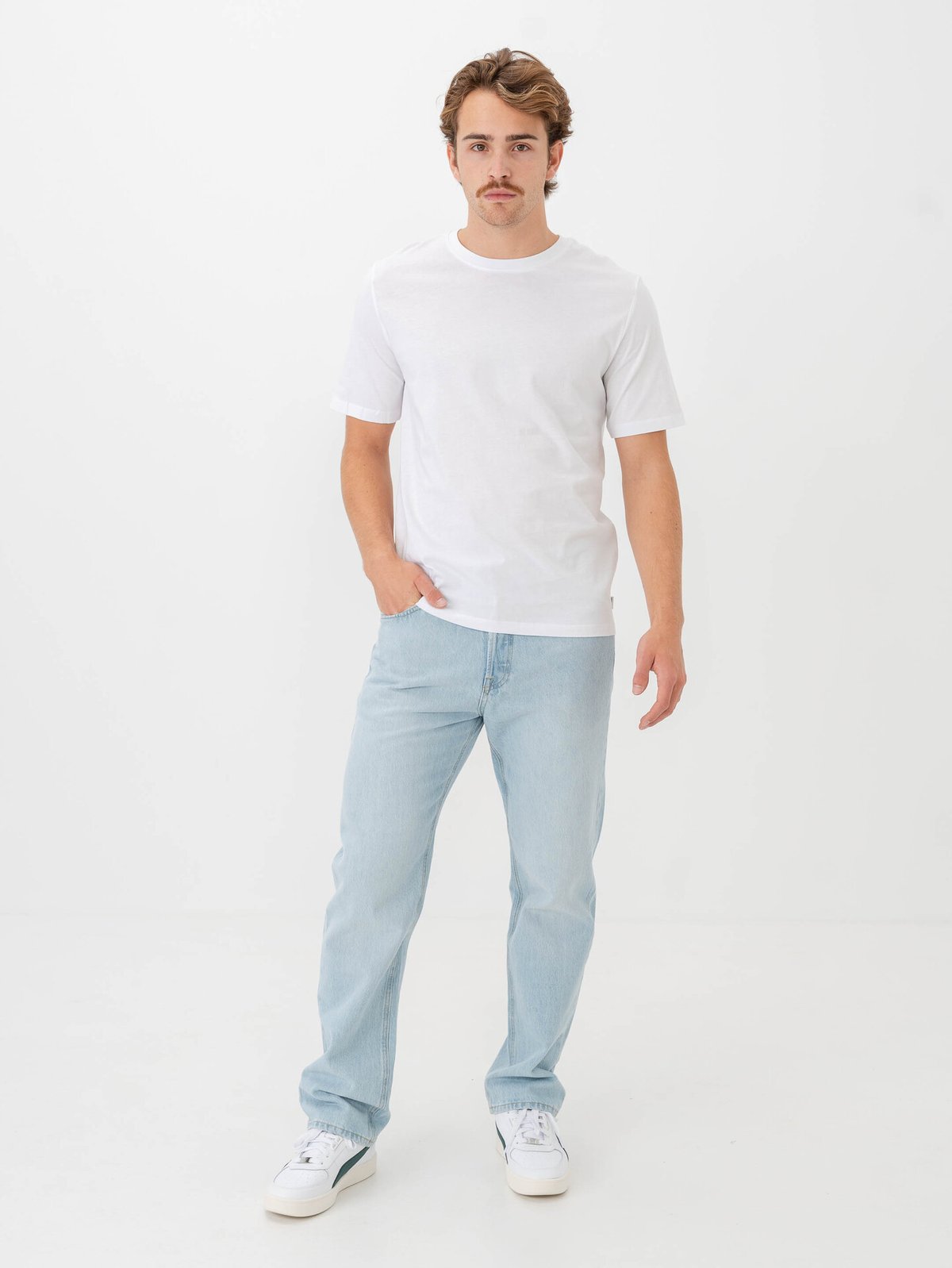 Jack and Jones Organic Basic Tee Short Sleeve O-Neck White