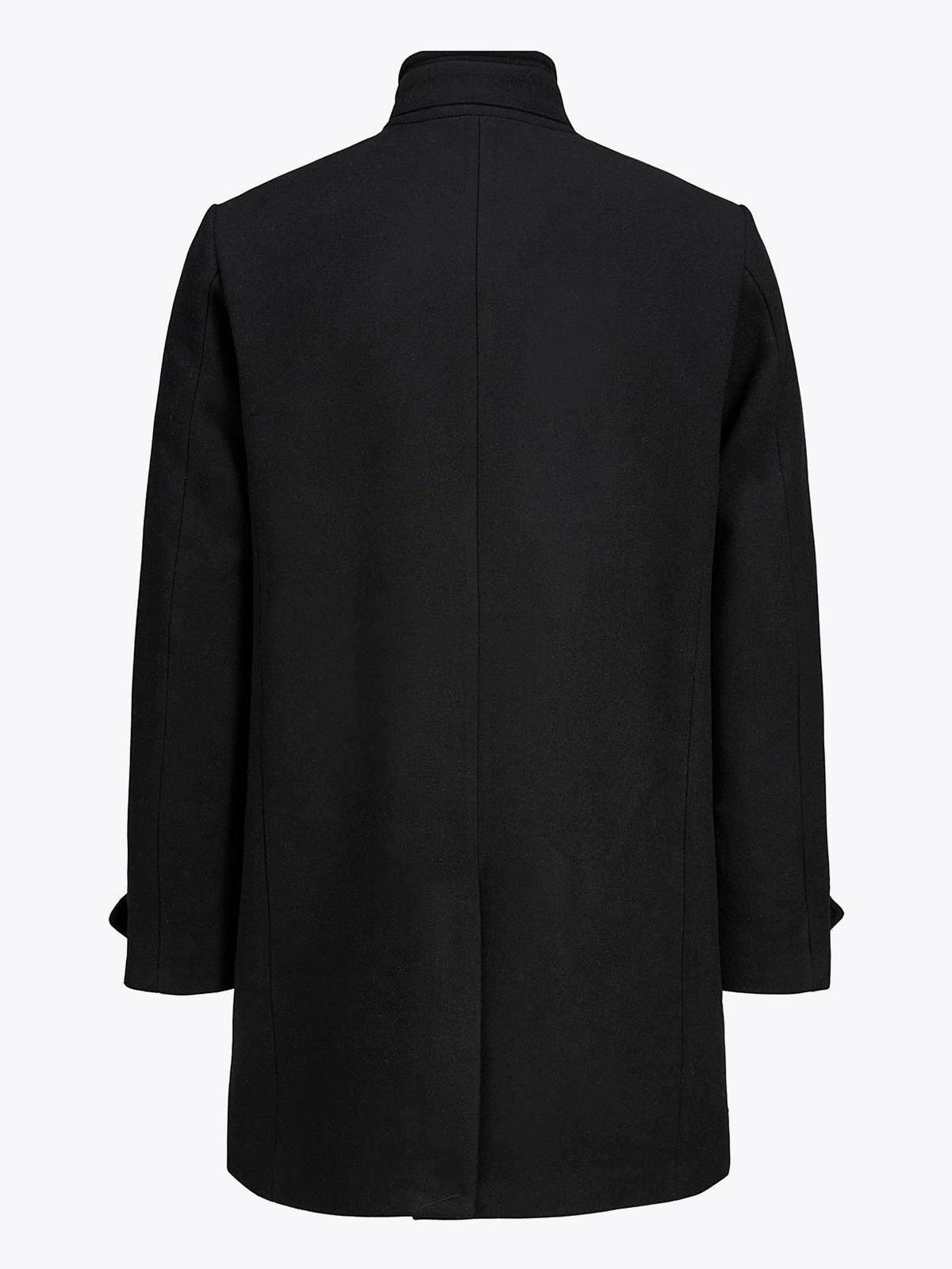 Jack and Jones Melton Wool Coat Black