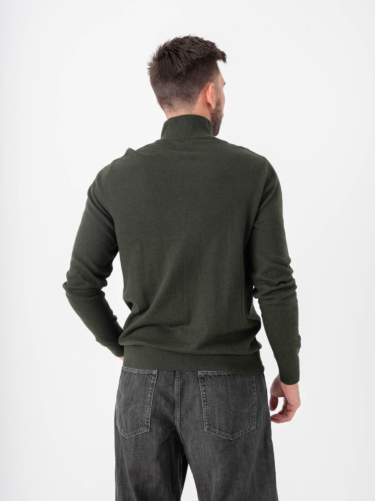 Jack and Jones Emil Knit Half Zip Duffel Bag