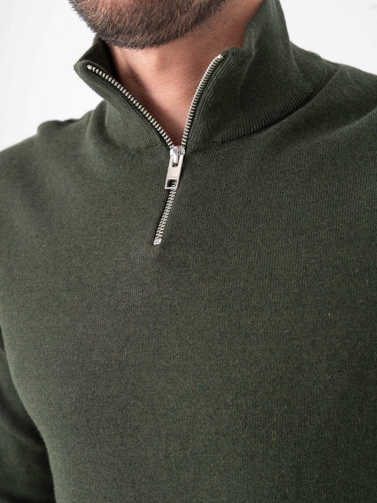 Jack and Jones Emil Knit Half Zip Duffel Bag