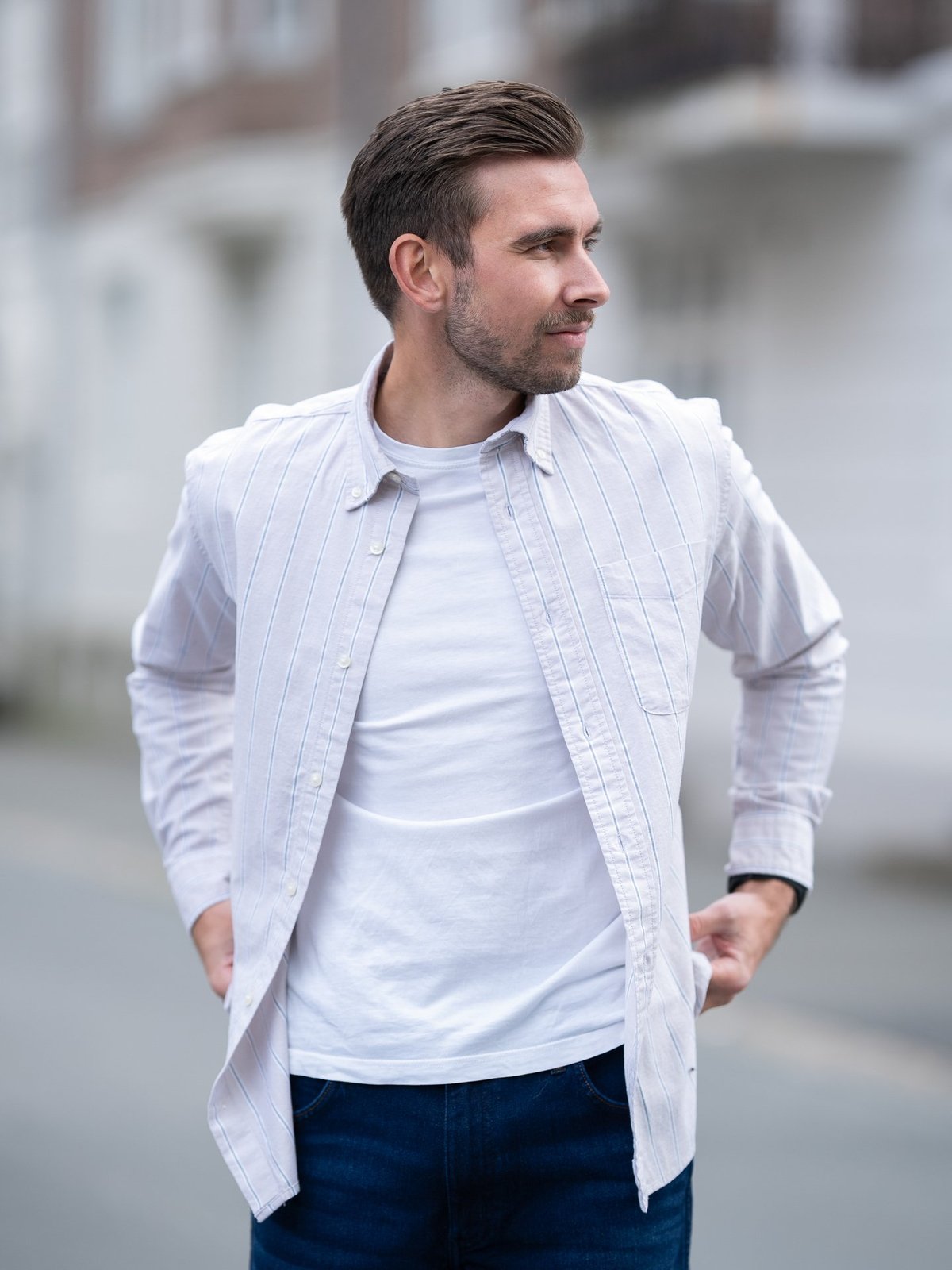 Jack and Jones Brook Oxford Shirt Long Sleeve Pure Cashmere