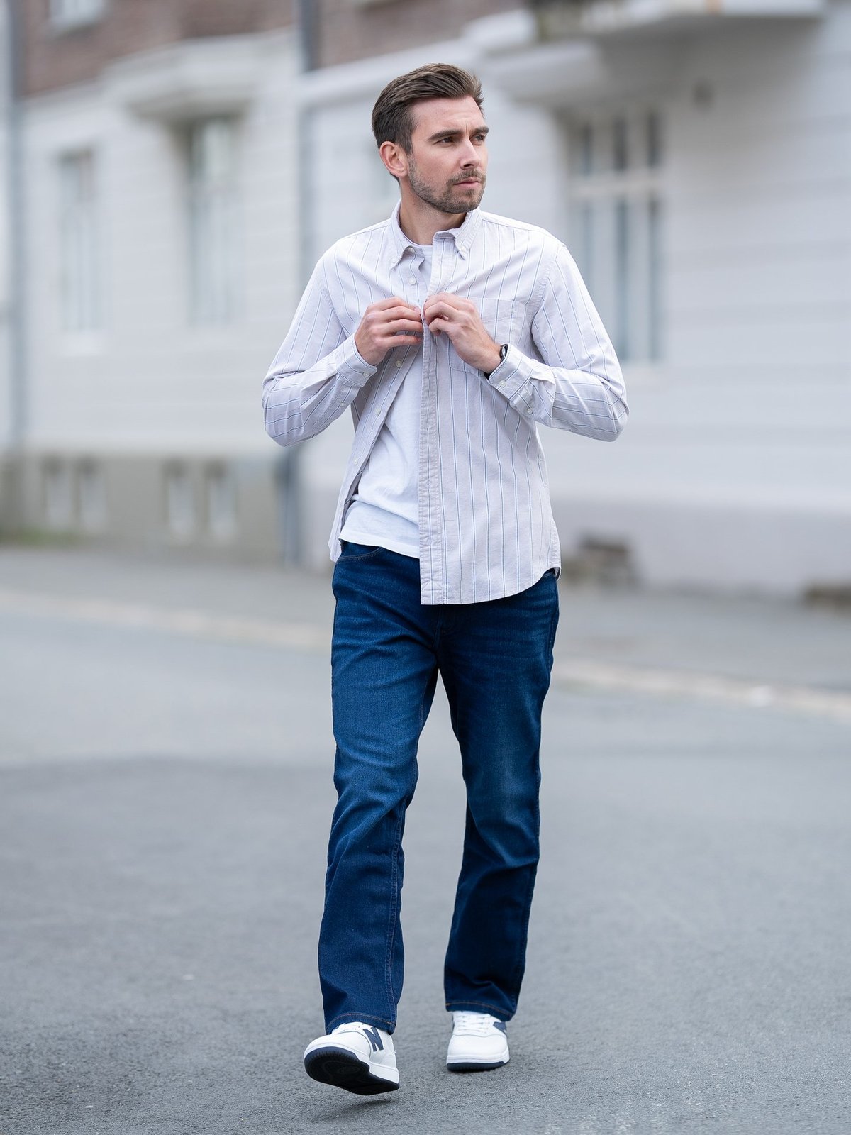 Jack and Jones Brook Oxford Shirt Long Sleeve Pure Cashmere