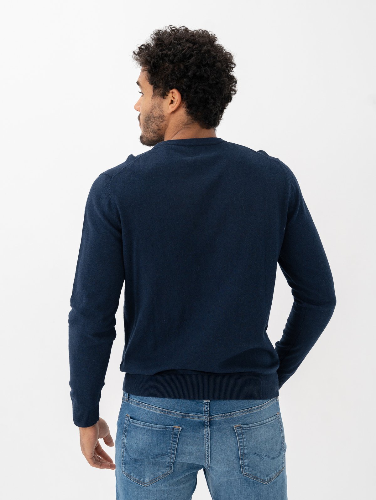 Jack and Jones Emil Knit Crew Neck Blå