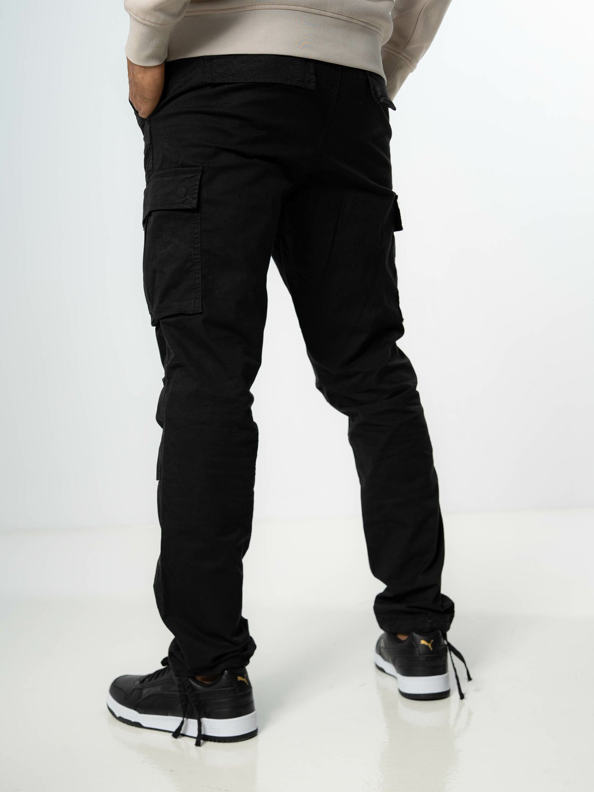 Jack and Jones Ace Tucker Cargo Black