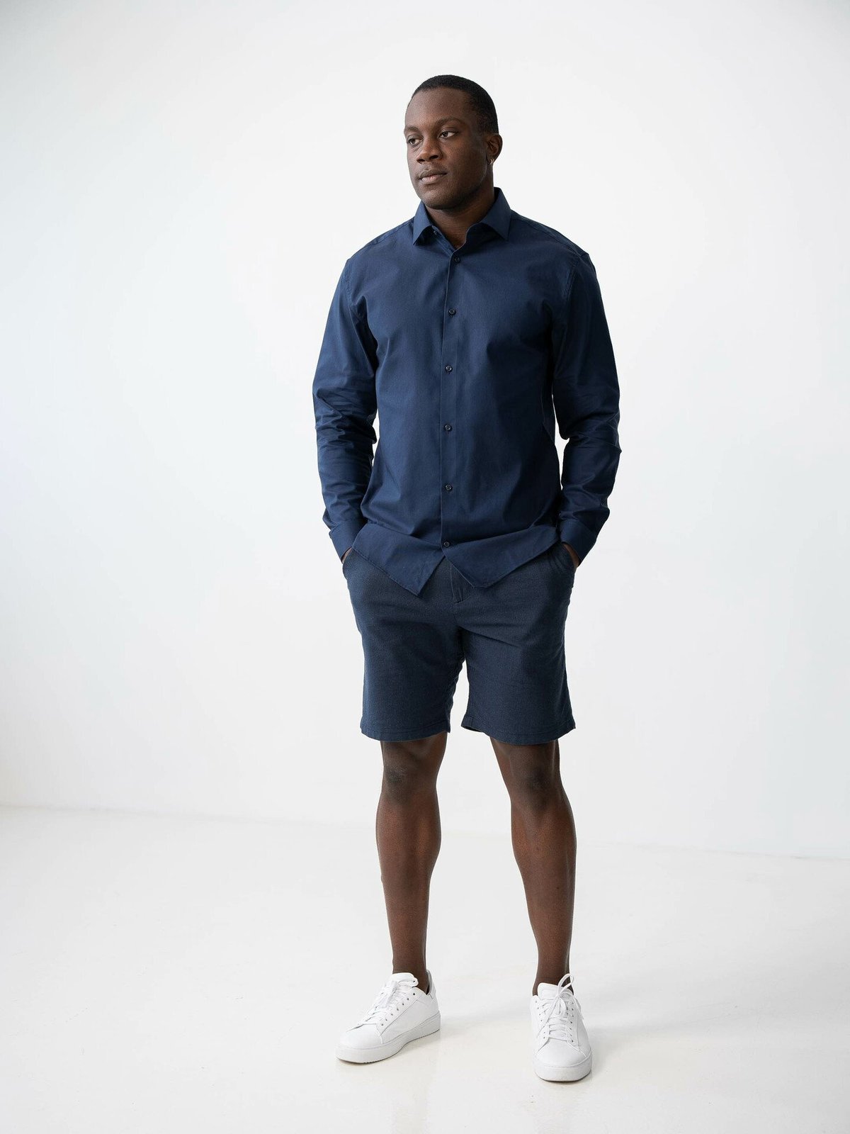 Jack and Jones Parker Shirt Long Sleeve Perfect Navy