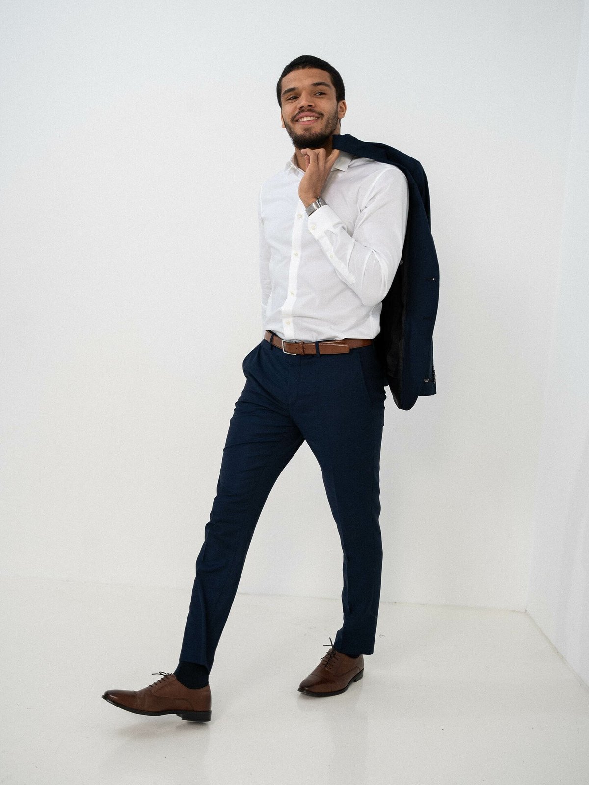 Jack and Jones Parker Shirt Long Sleeve White