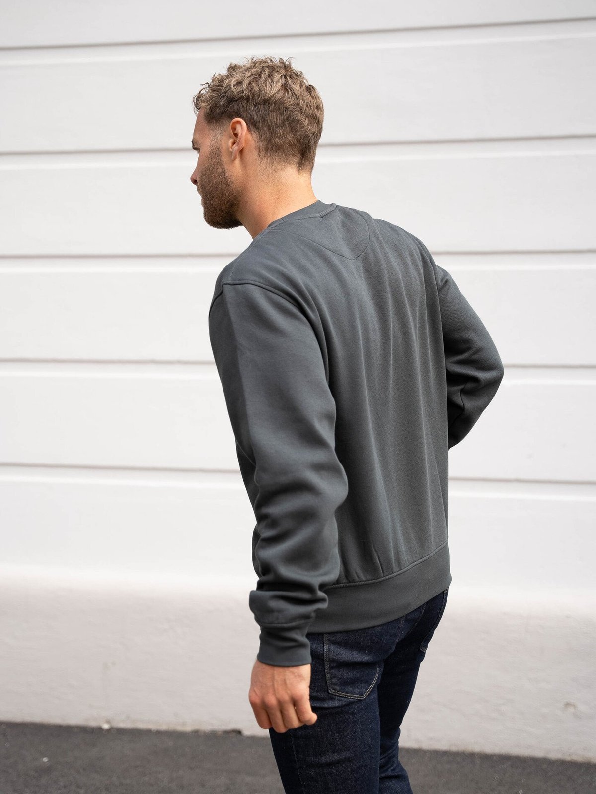 Jack and Jones Vesterbro Sweat Crew Neck Forest River