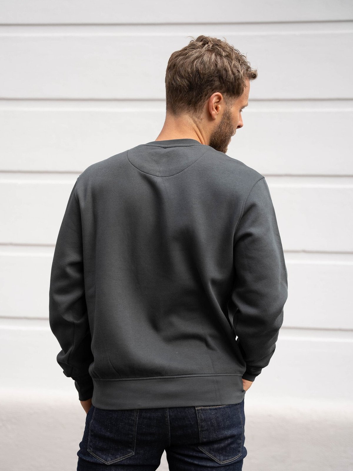 Jack and Jones Vesterbro Sweat Crew Neck Forest River