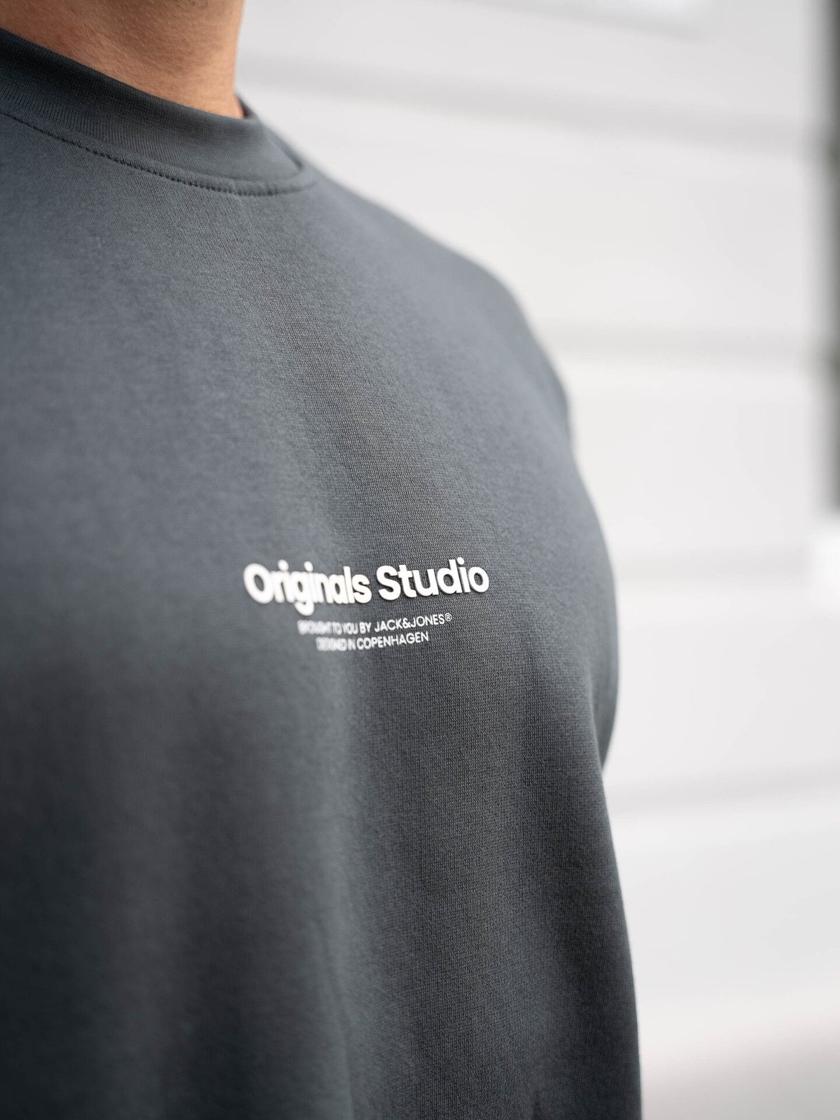 Jack and Jones Vesterbro Sweat Crew Neck Forest River