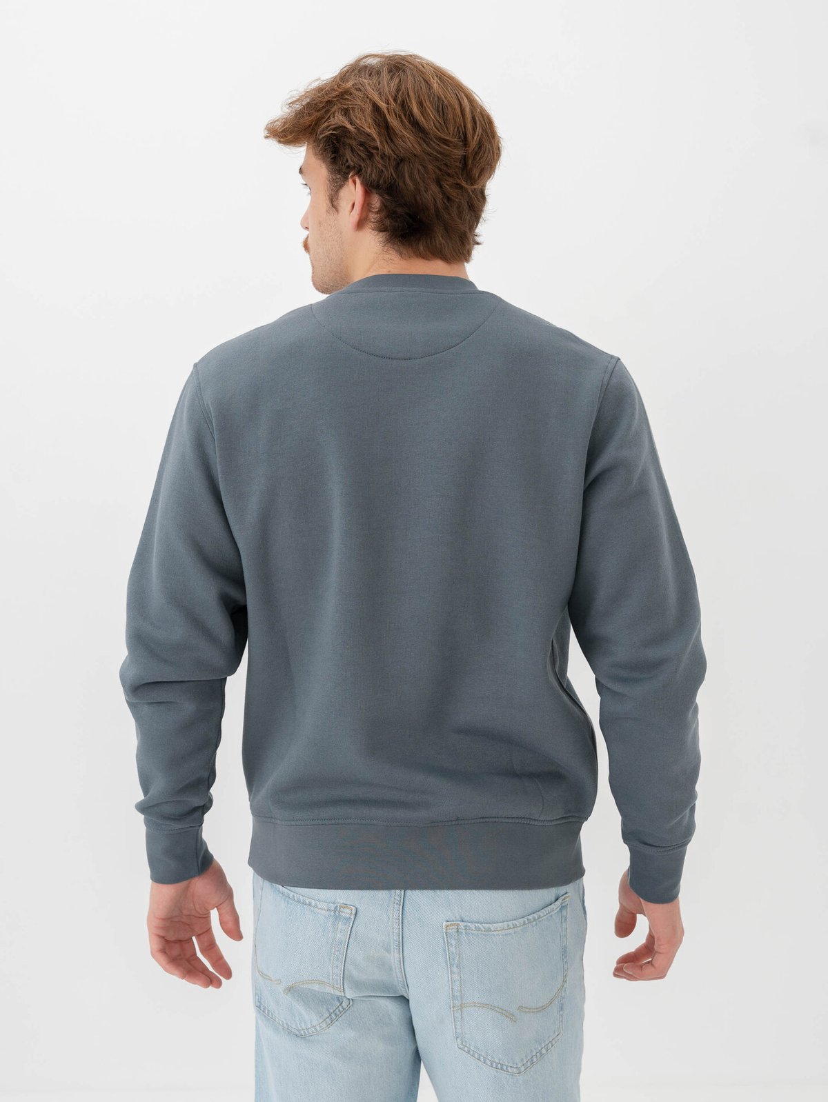 Jack and Jones Vesterbro Sweat Crew Neck Stormy Weather