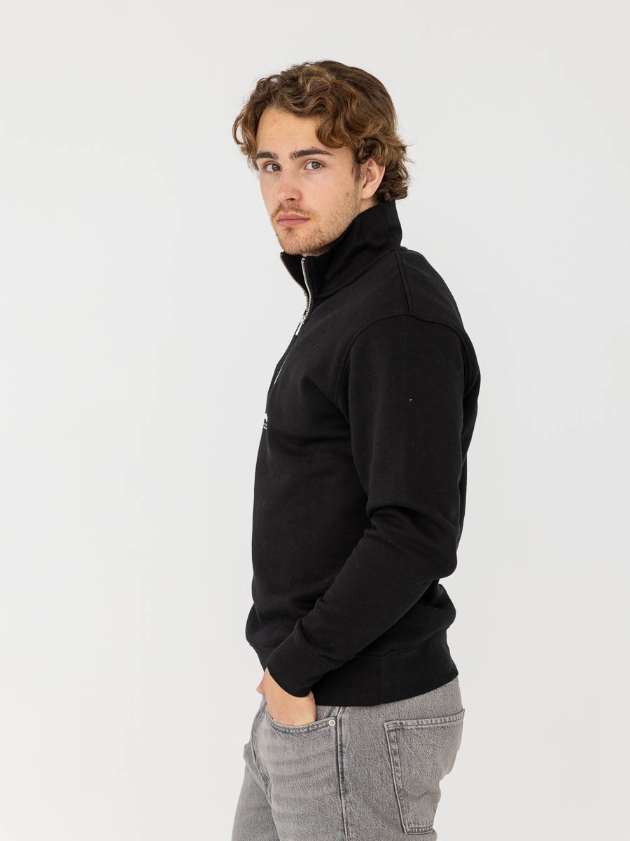 Jack and Jones Vesterbro Sweat Quarter Zip Black
