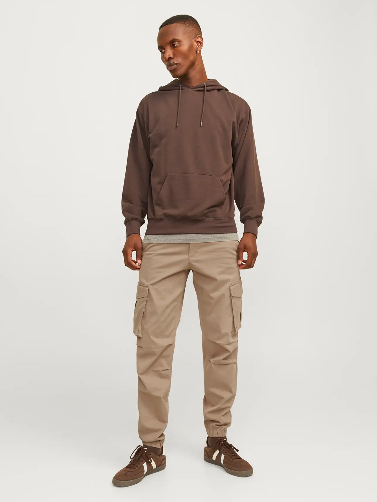 Jack and Jones Kane Noah Cuffed Cargo Elmwood