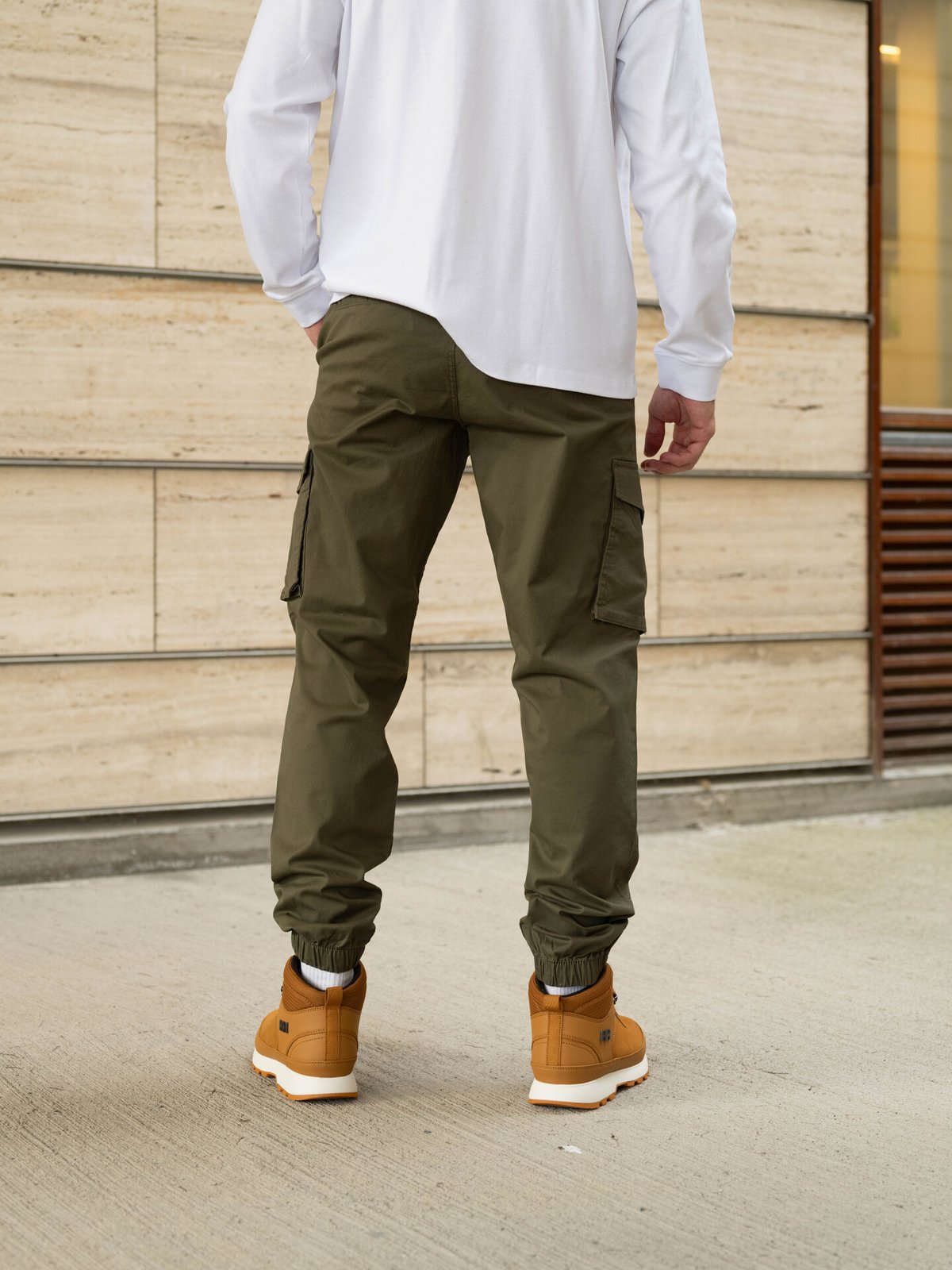 Jack and Jones Kane Noah Cuffed Cargo Olive Night