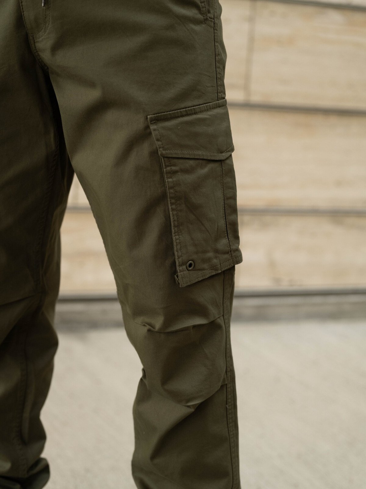 Jack and Jones Kane Noah Cuffed Cargo Olive Night