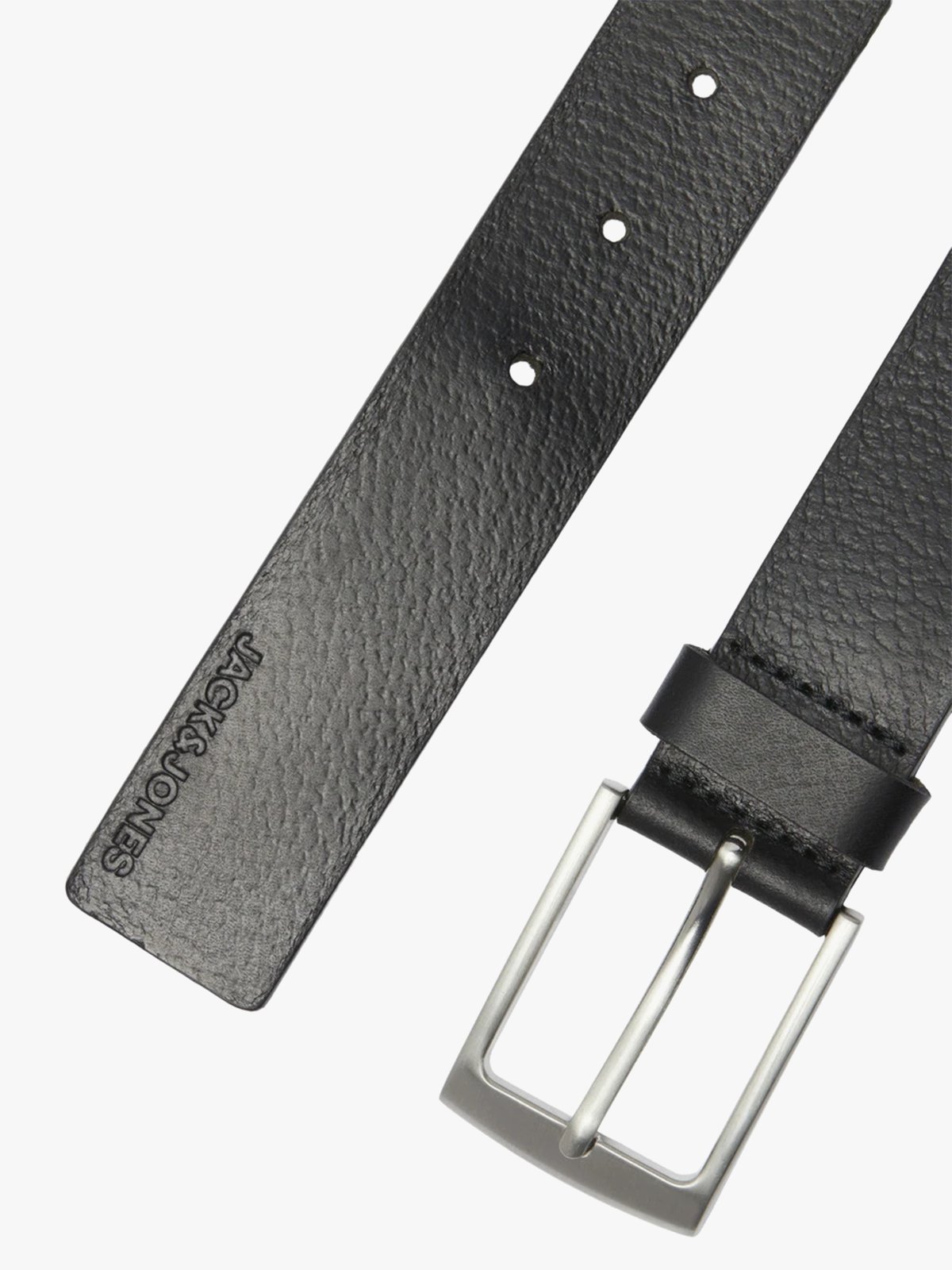 Jack and Jones Stockholm Leather Belt Black