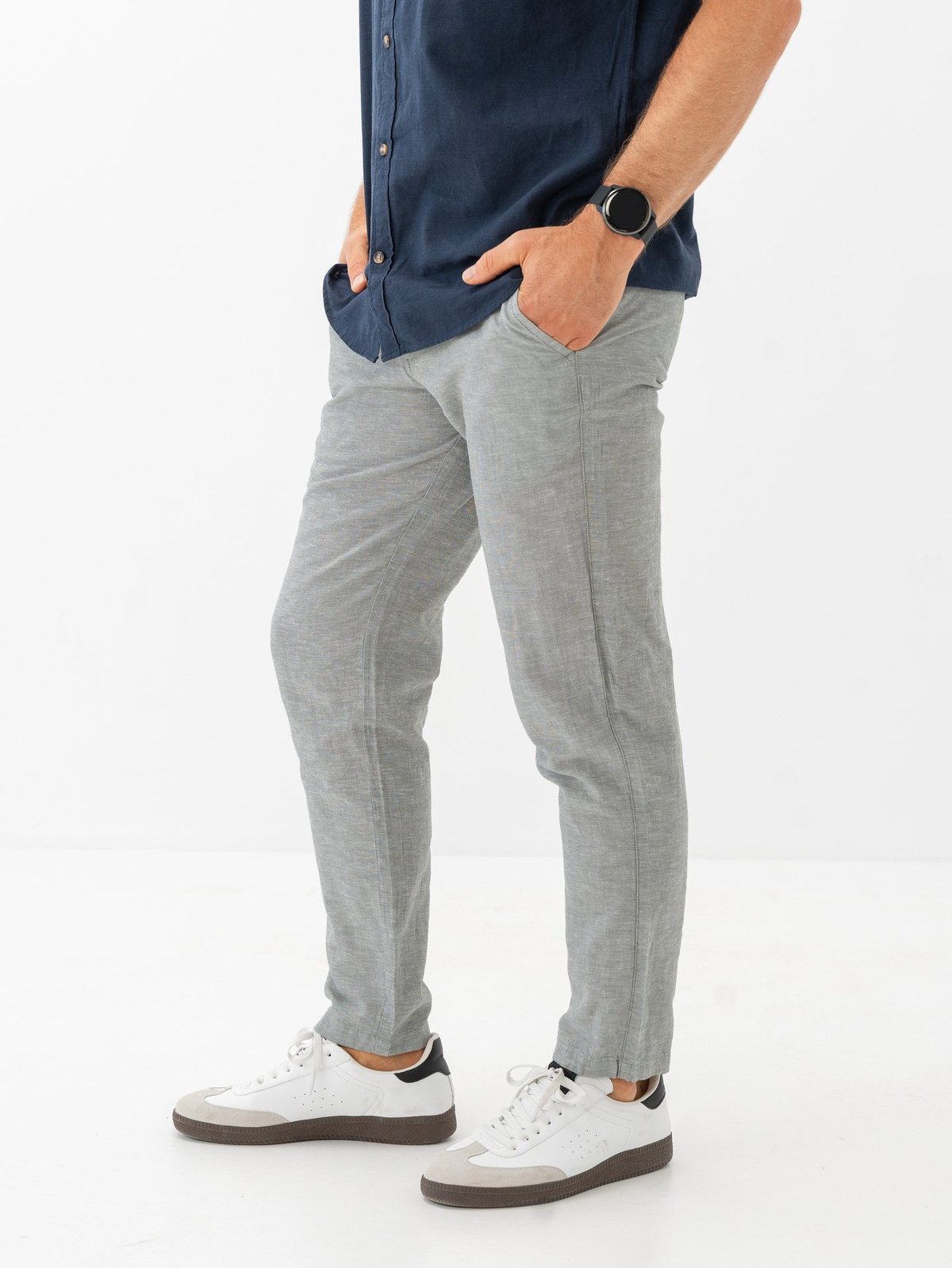 Jack and Jones Ace Summer Chino Pant Agave Green Melange