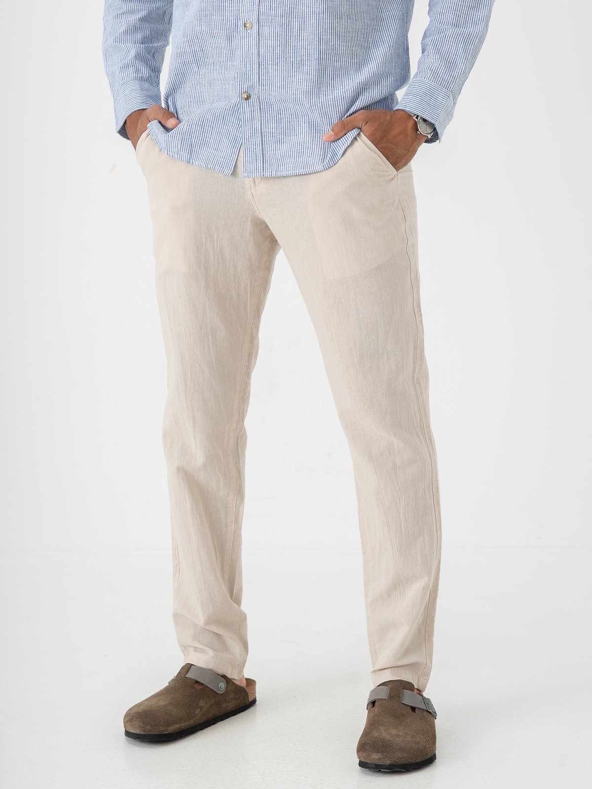 Jack and Jones Ace Summer Chino Pant Feather Gray