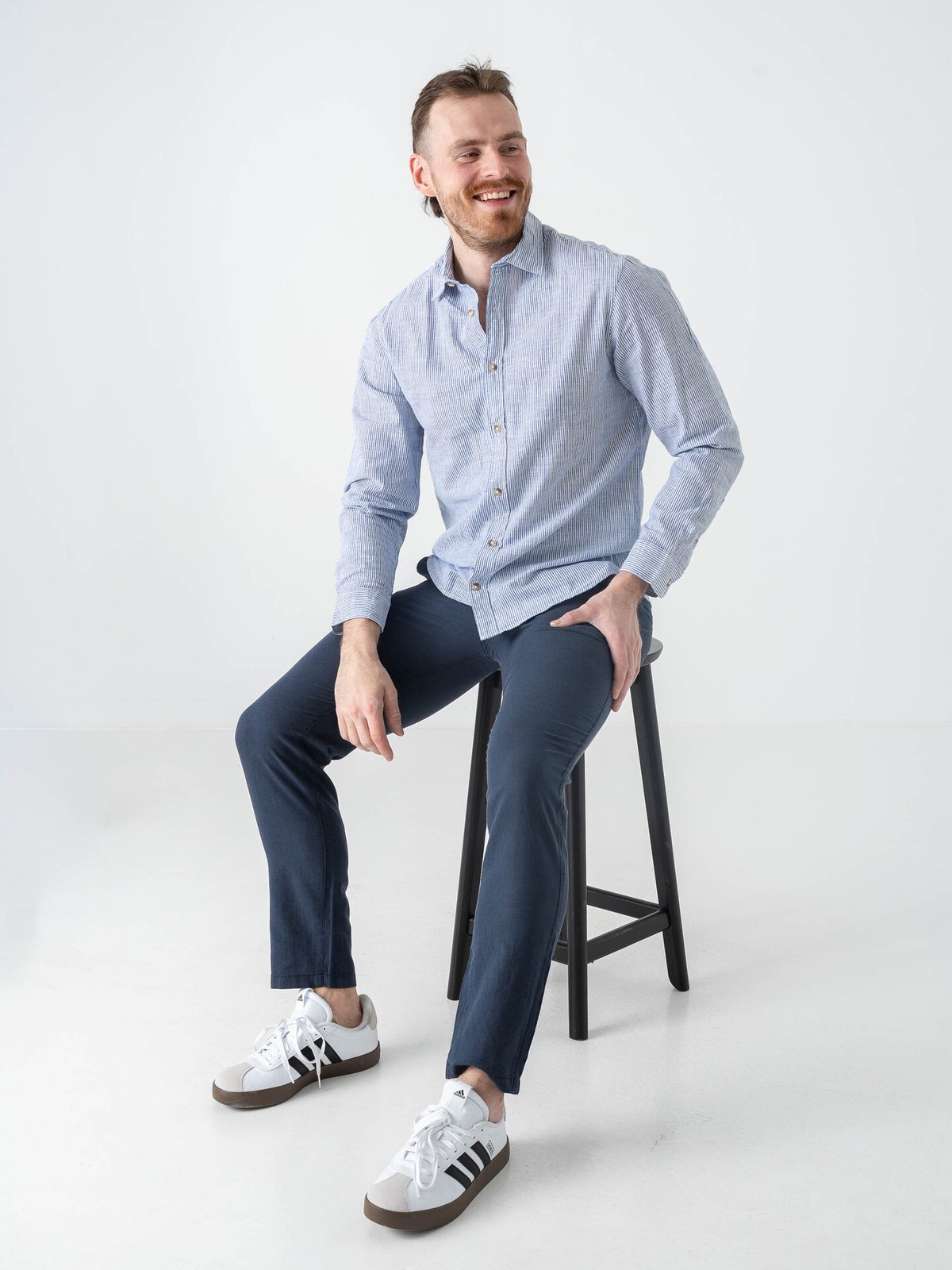 Jack and Jones Ace Summer Chino Pant Navy Blazer