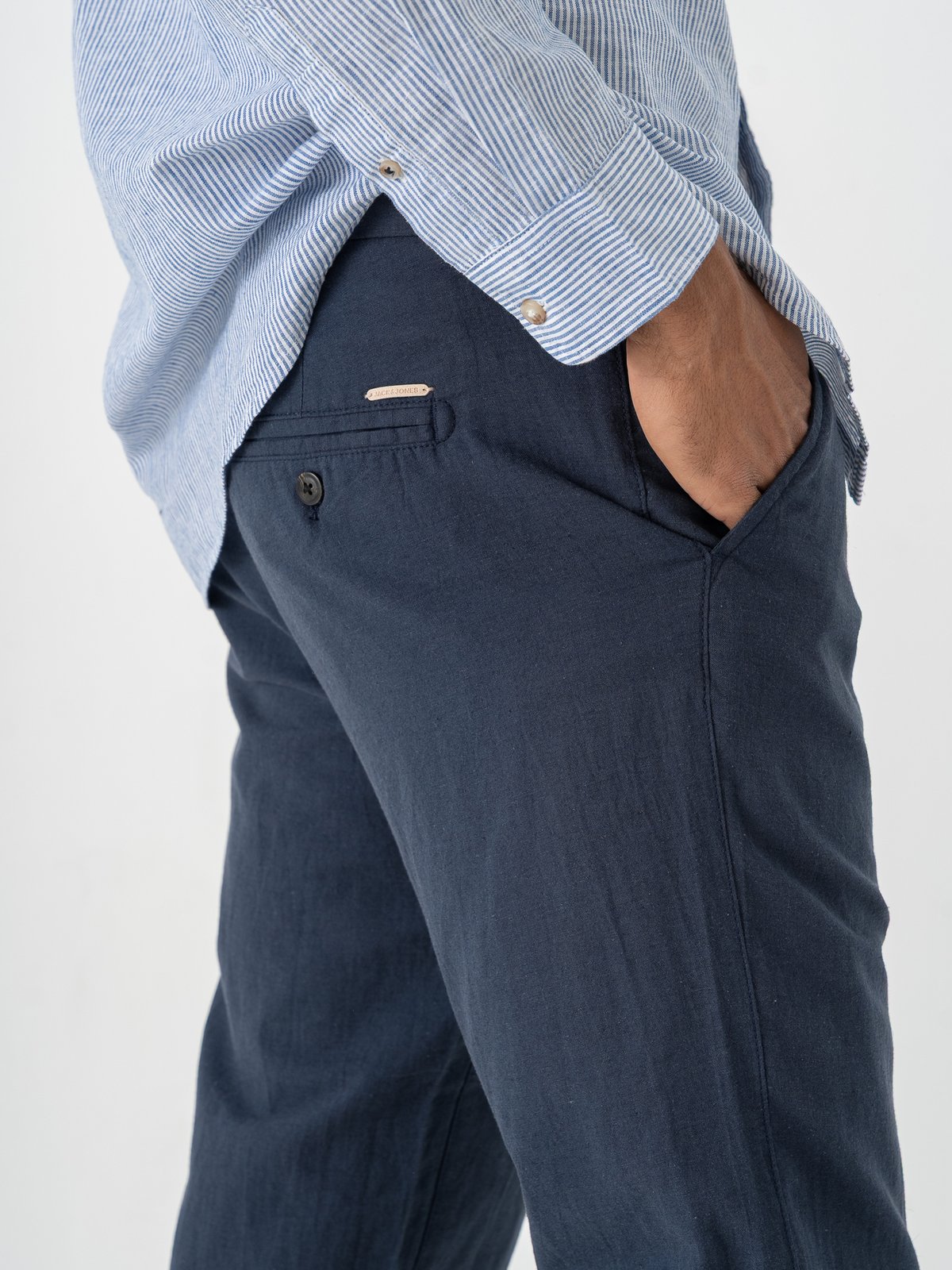 Jack and Jones Ace Summer Chino Pant Navy Blazer