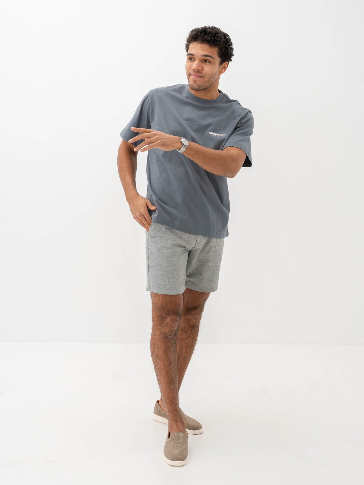 Jack and Jones Ace Summer Short Mid Agave Green Melange