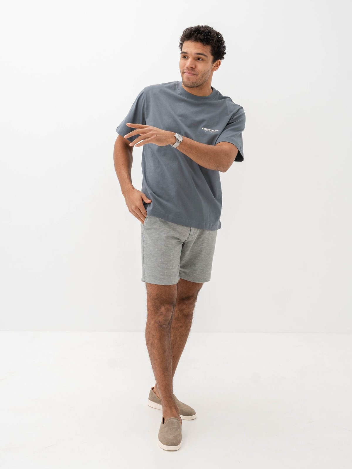 Jack and Jones Ace Summer Short Mid Agave Green Melange