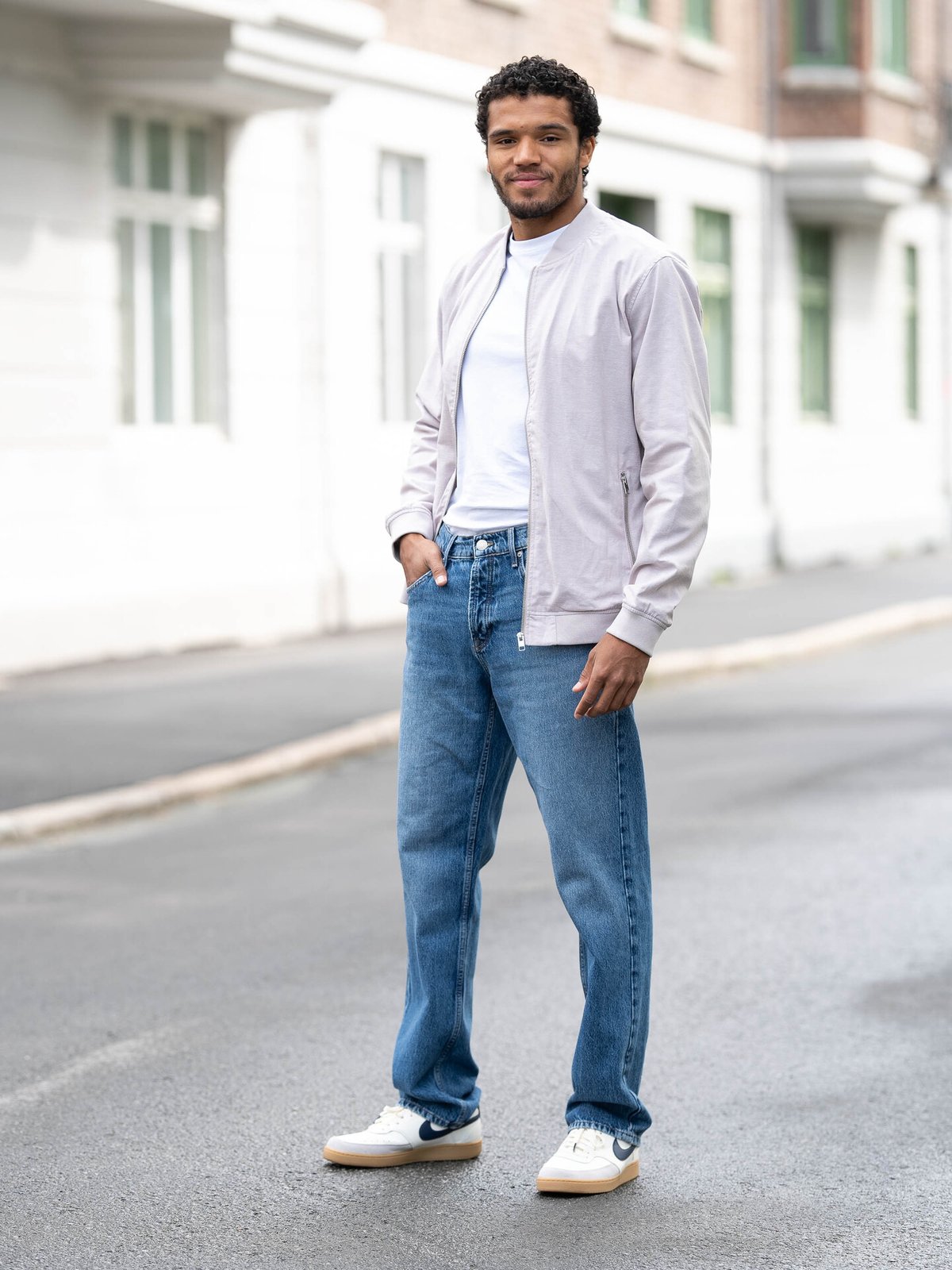 Jack and Jones Summer Linen Bomber Crockery