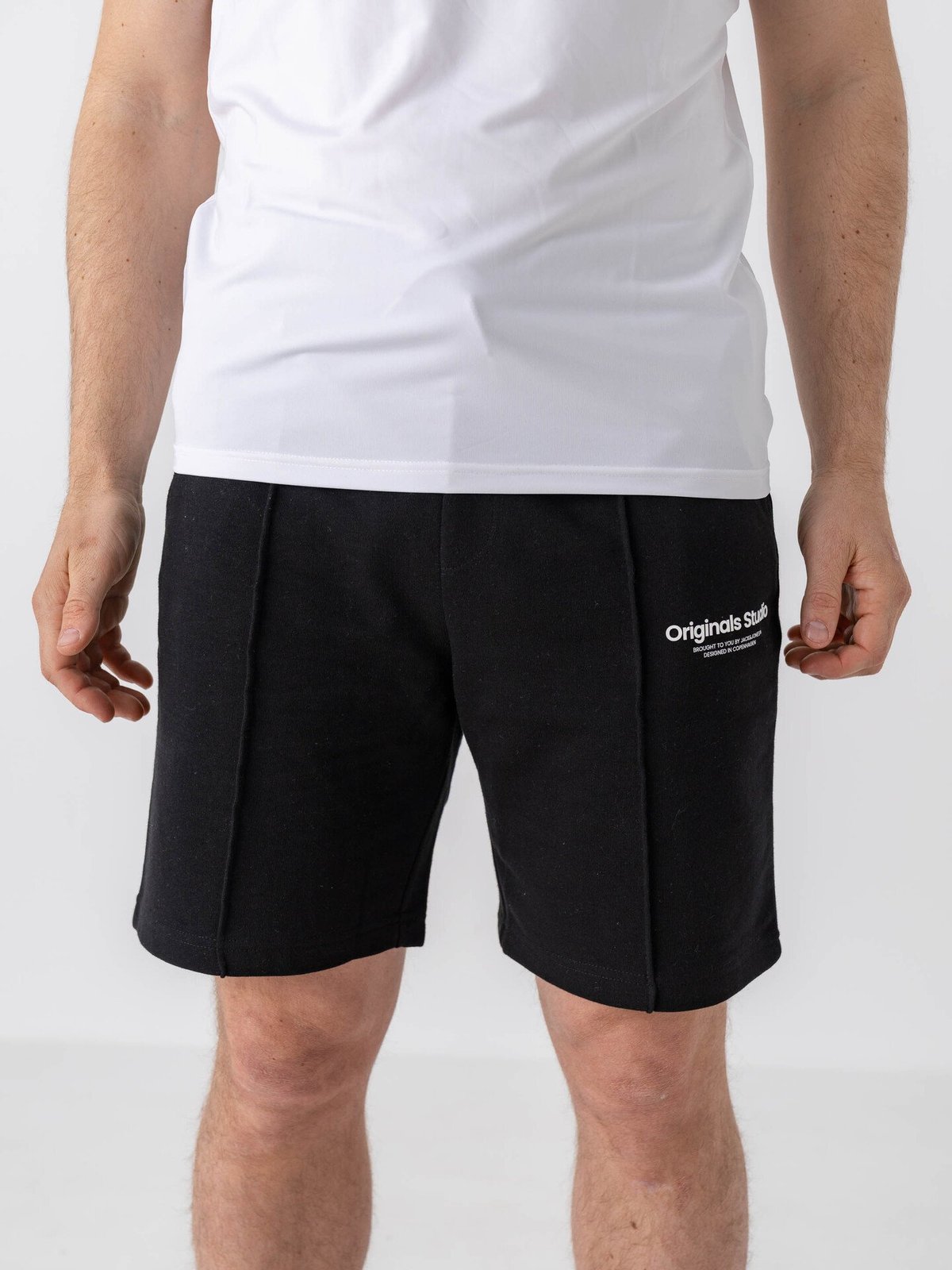 Jack and Jones Kane Vesterbro Sweat Shorts Mid Black