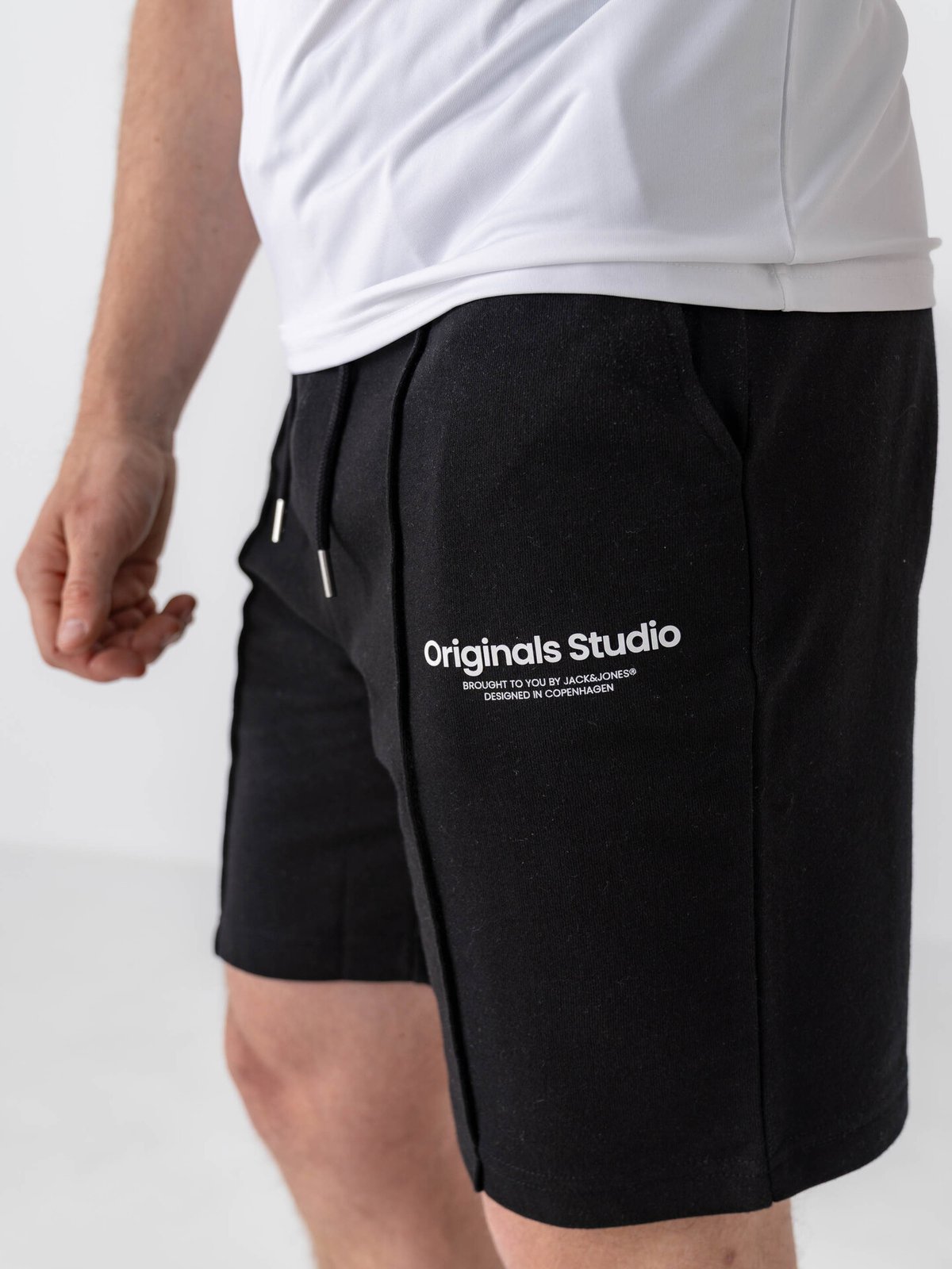 Jack and Jones Kane Vesterbro Sweat Shorts Mid Black