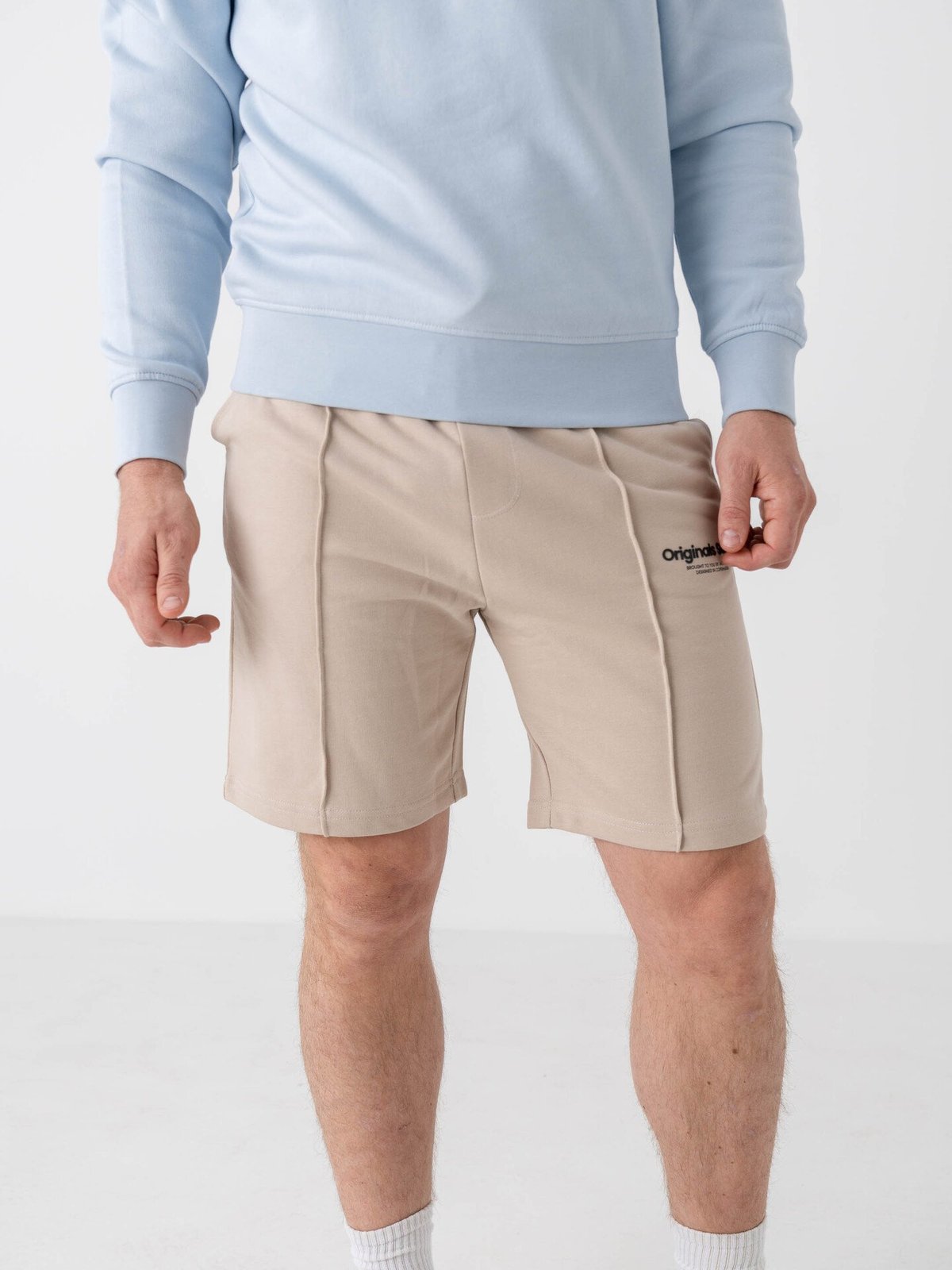Jack and Jones Kane Vesterbro Sweat Shorts Mid Moonbeam