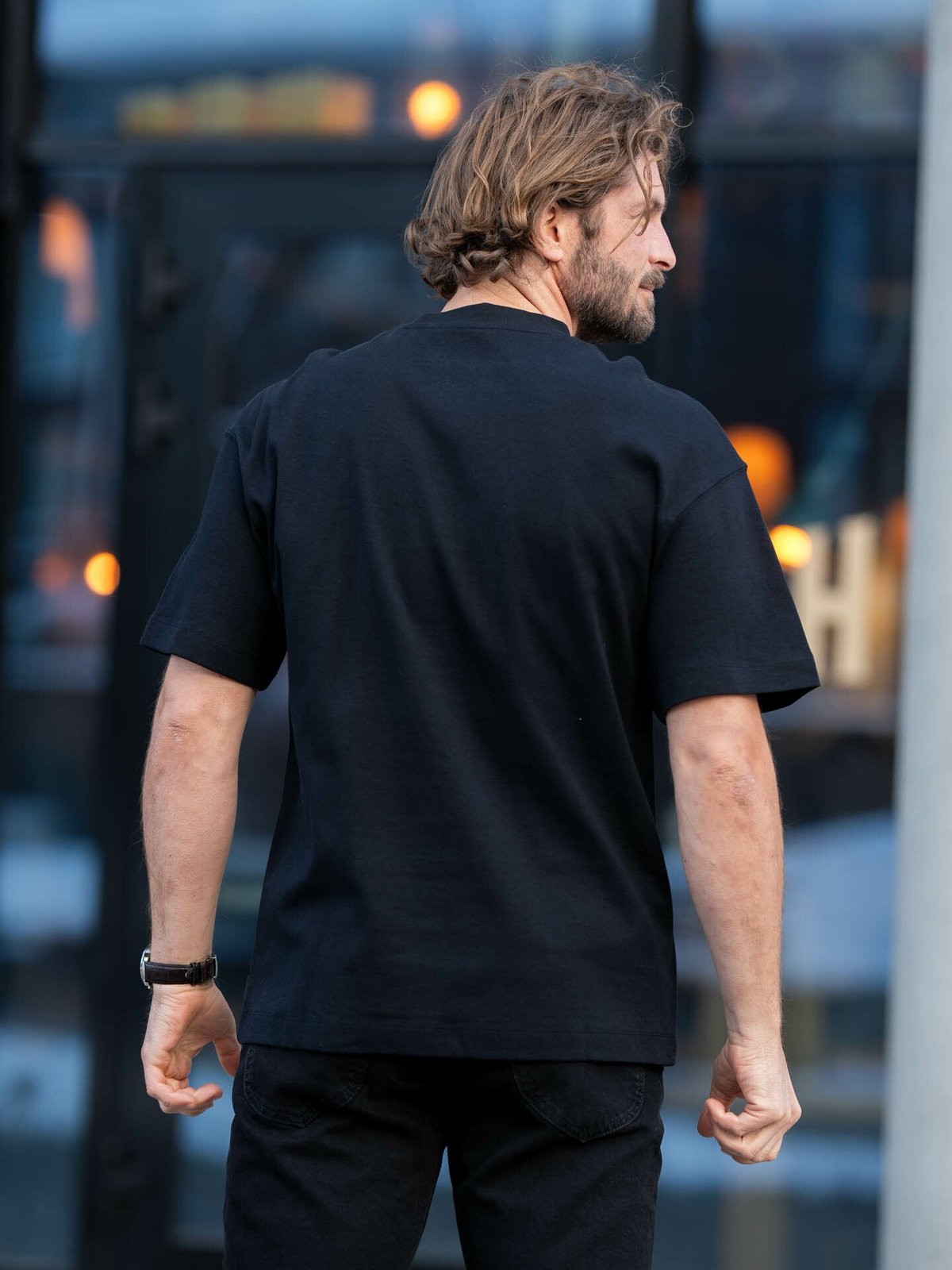 Jack and Jones Urban Edge Tee Short Sleeve O-Neck Black