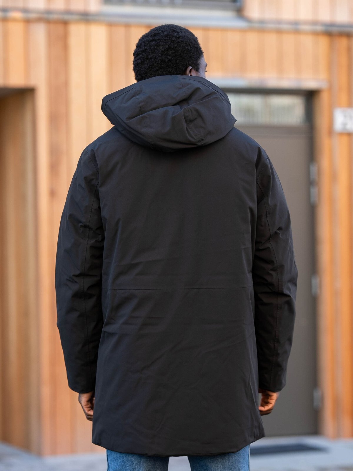 Jack and Jones Wave Parka Sort