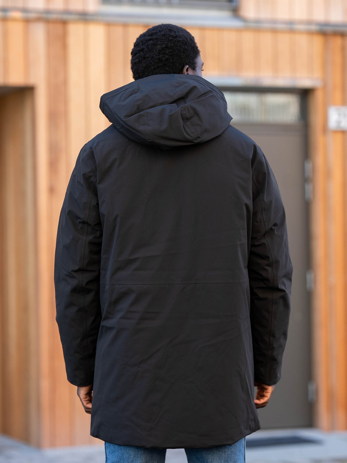 Jack and Jones Wave Parka Sort