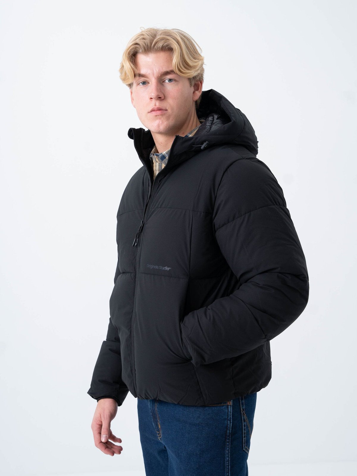 Jack and Jones Vesterbro Puffer Jacket Black
