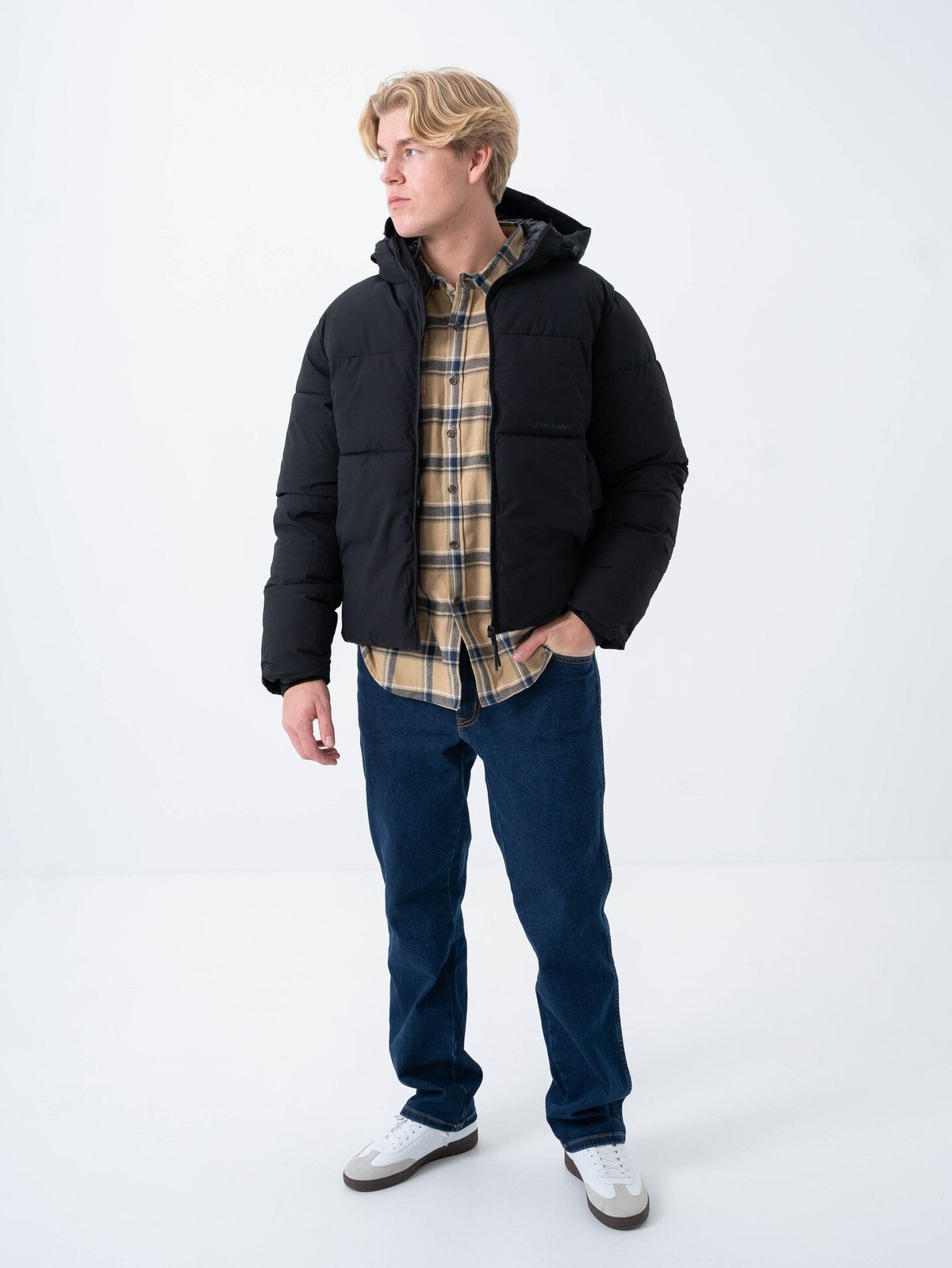 Jack and Jones Vesterbro Puffer Jacket Black