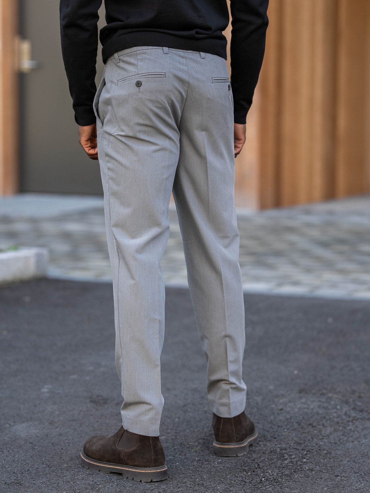 Jack and Jones Ace Leo Chino Grey Melange