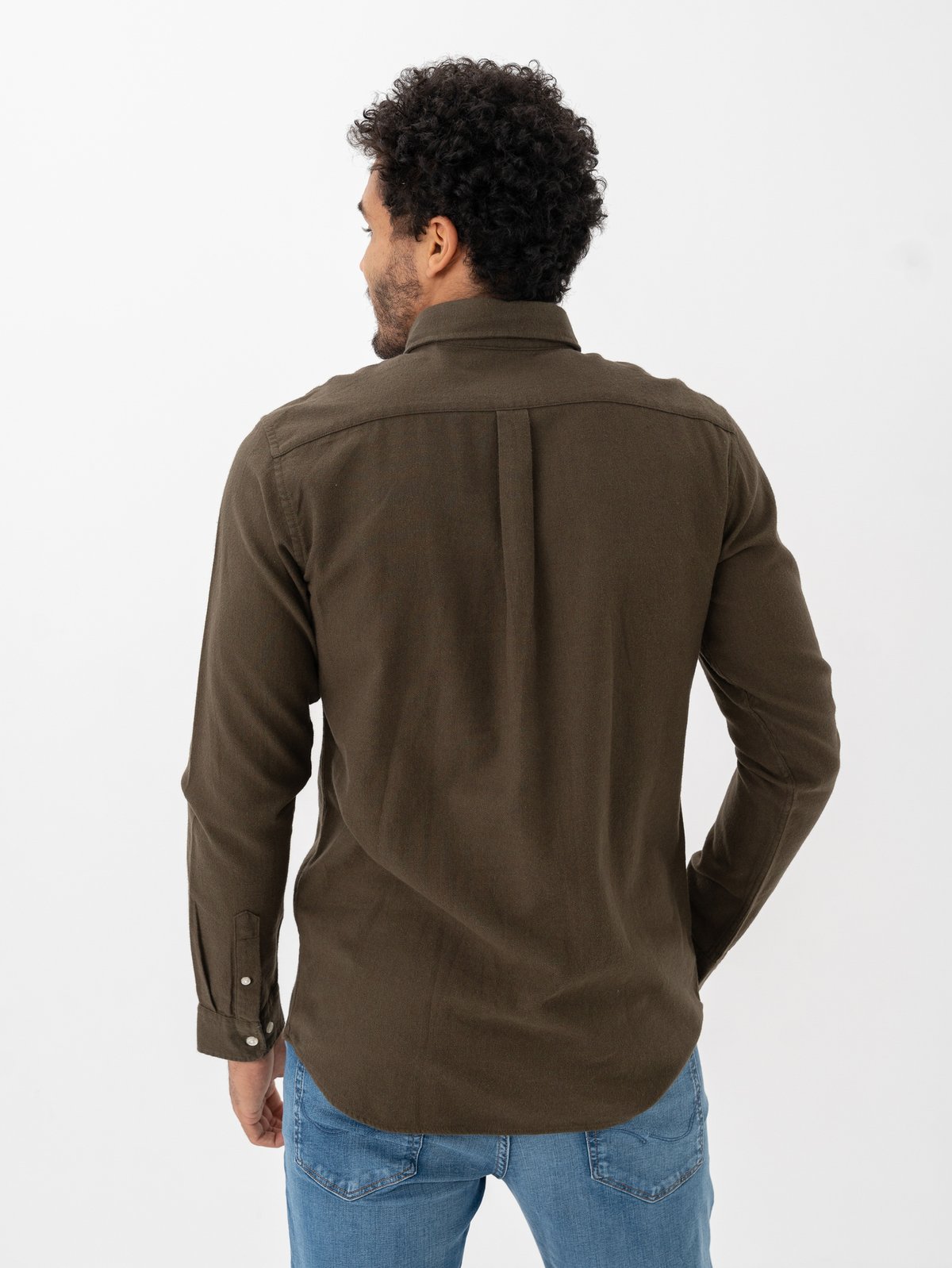 Jack and Jones Norris Flannel Long Sleeve Shirt Peat