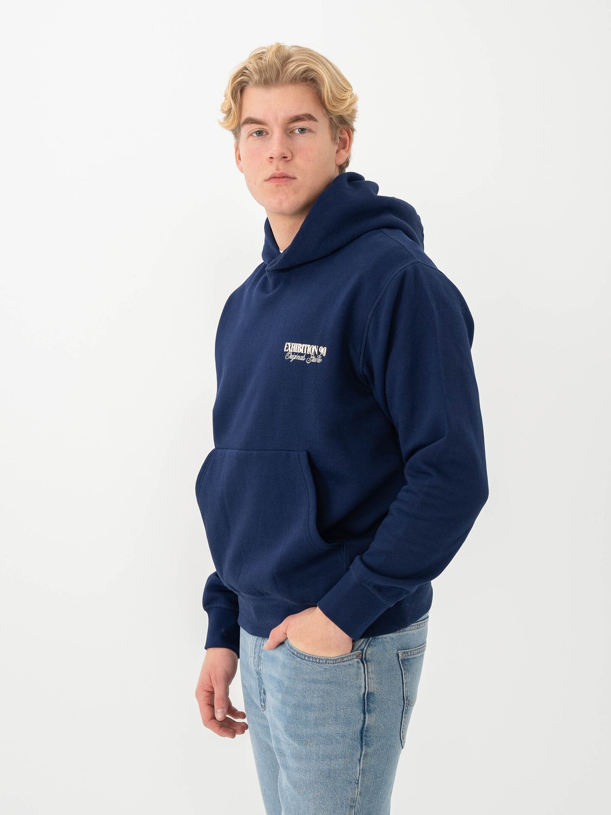 Jack and Jones Roxbury Back Sweat Hood Ocean Cavern