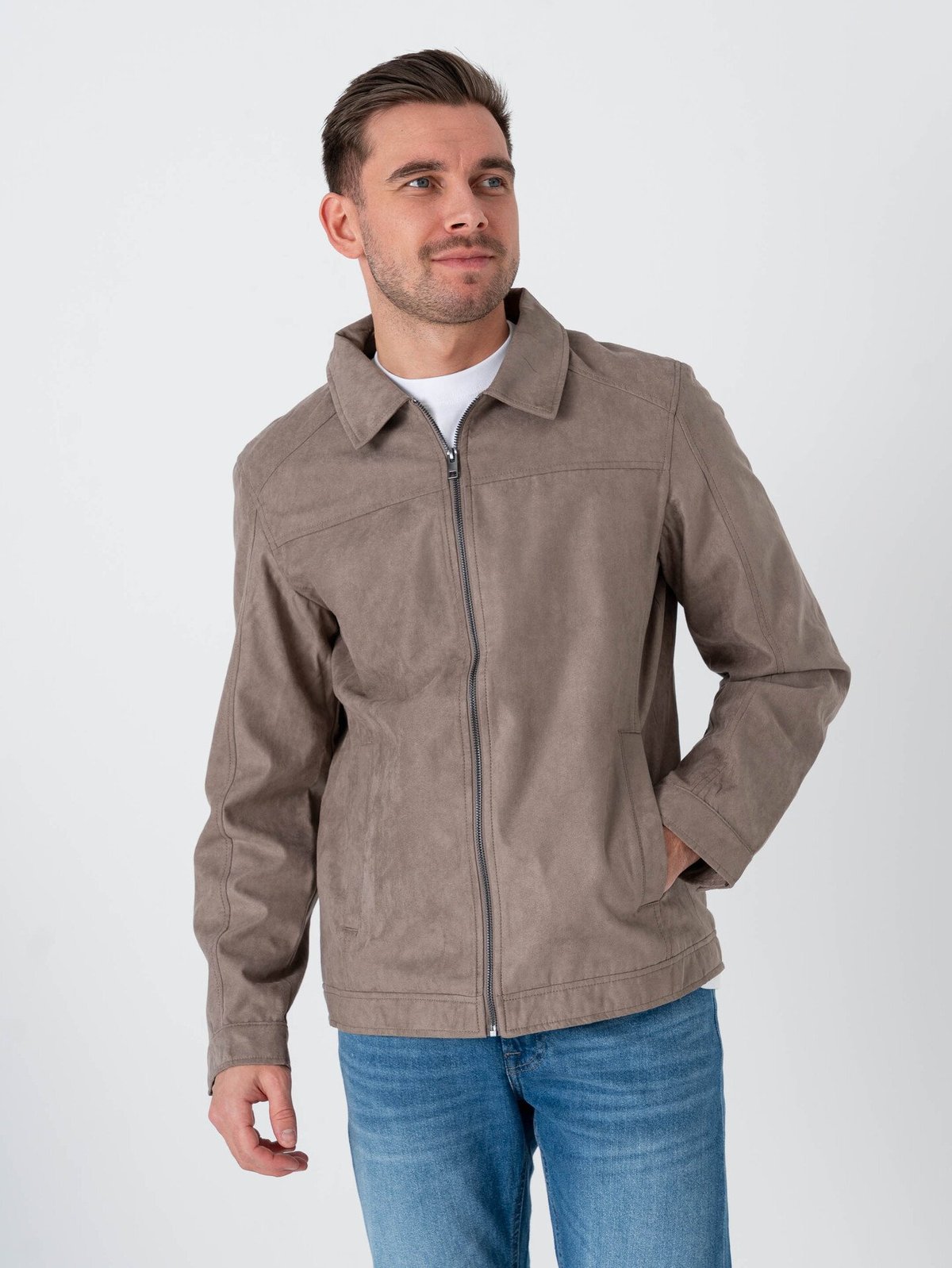 Jack and Jones Dylan Shacket Falcon