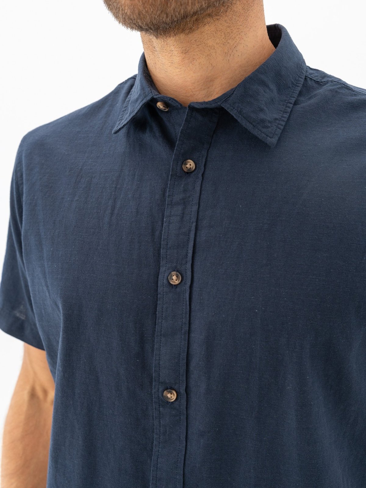 Jack and Jones Summer Shirt Short Sleeve Navy Blazer