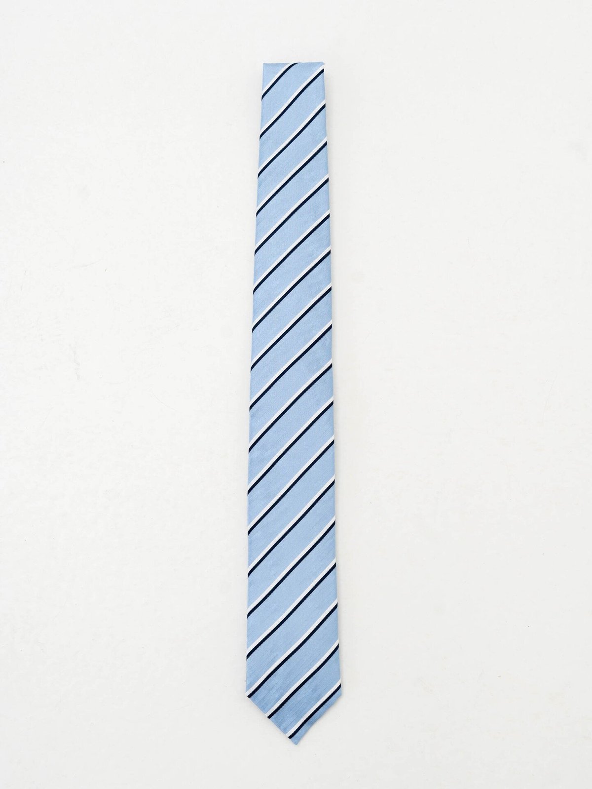 Jack and Jones Solidary Printed Tie Blue Chambray