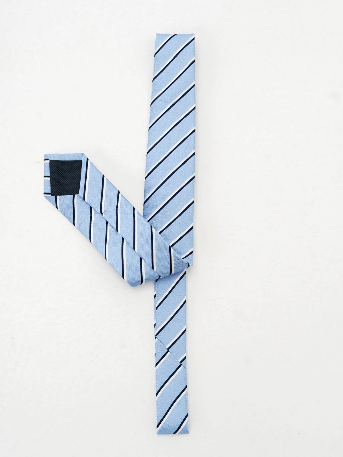 Jack and Jones Solidary Printed Tie Blue Chambray