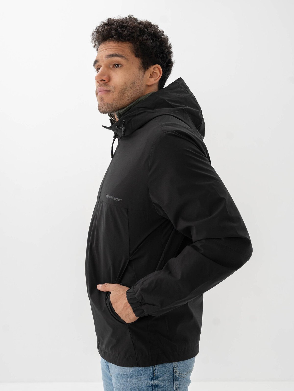 Jack and Jones Vesterbro Hood Jacket Black
