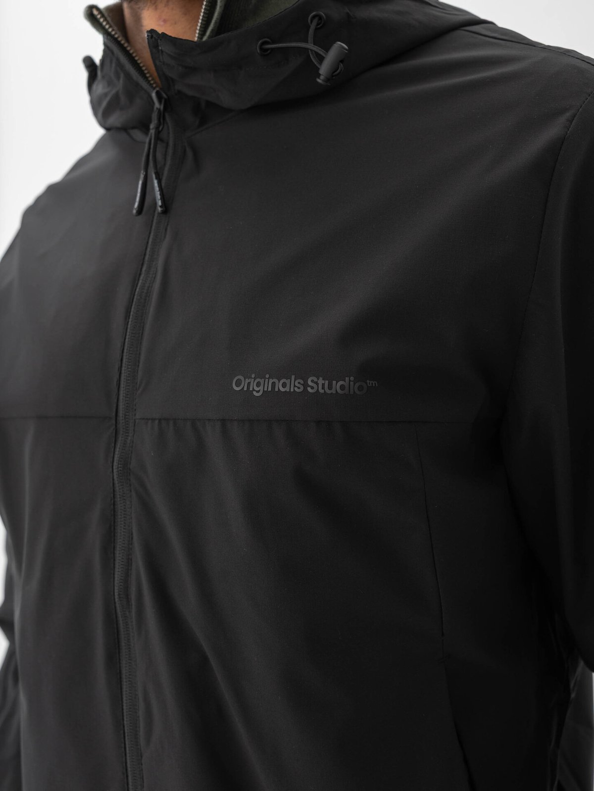 Jack and Jones Vesterbro Hood Jacket Black