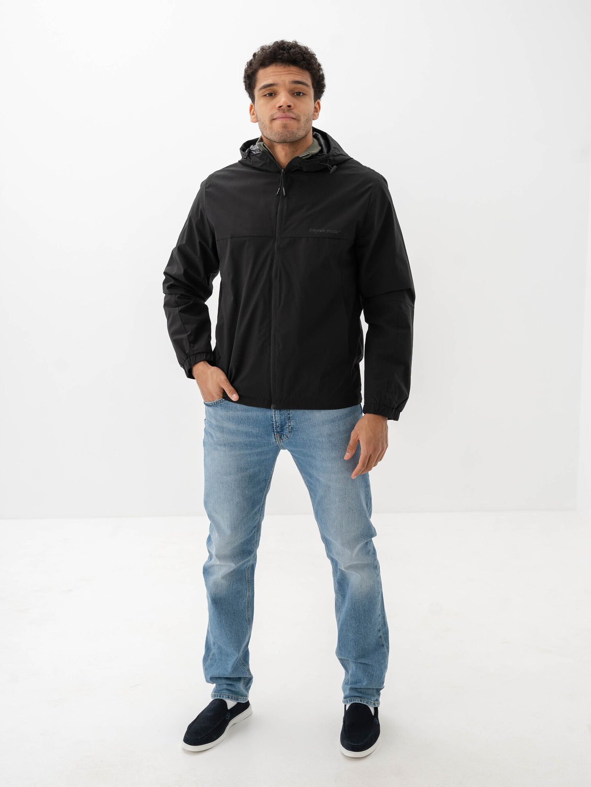 Jack and Jones Vesterbro Hood Jacket Black