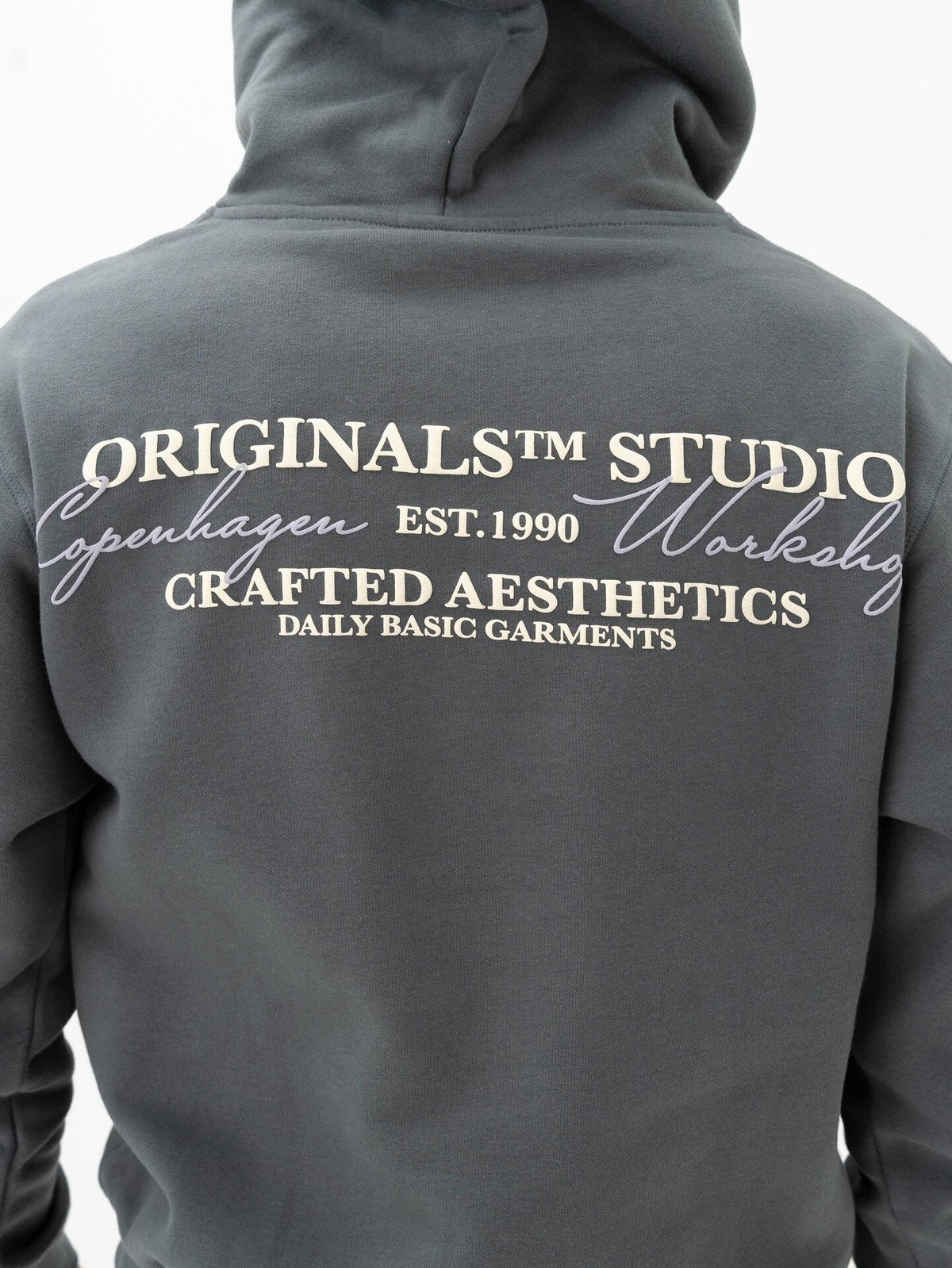 Jack and Jones Islington Back Sweat Hood Stormy Weather