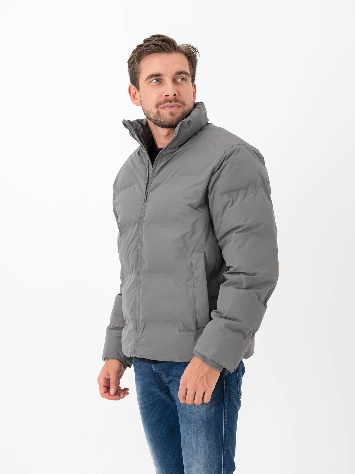Jack and Jones Soho Puffer Collar Castlerock