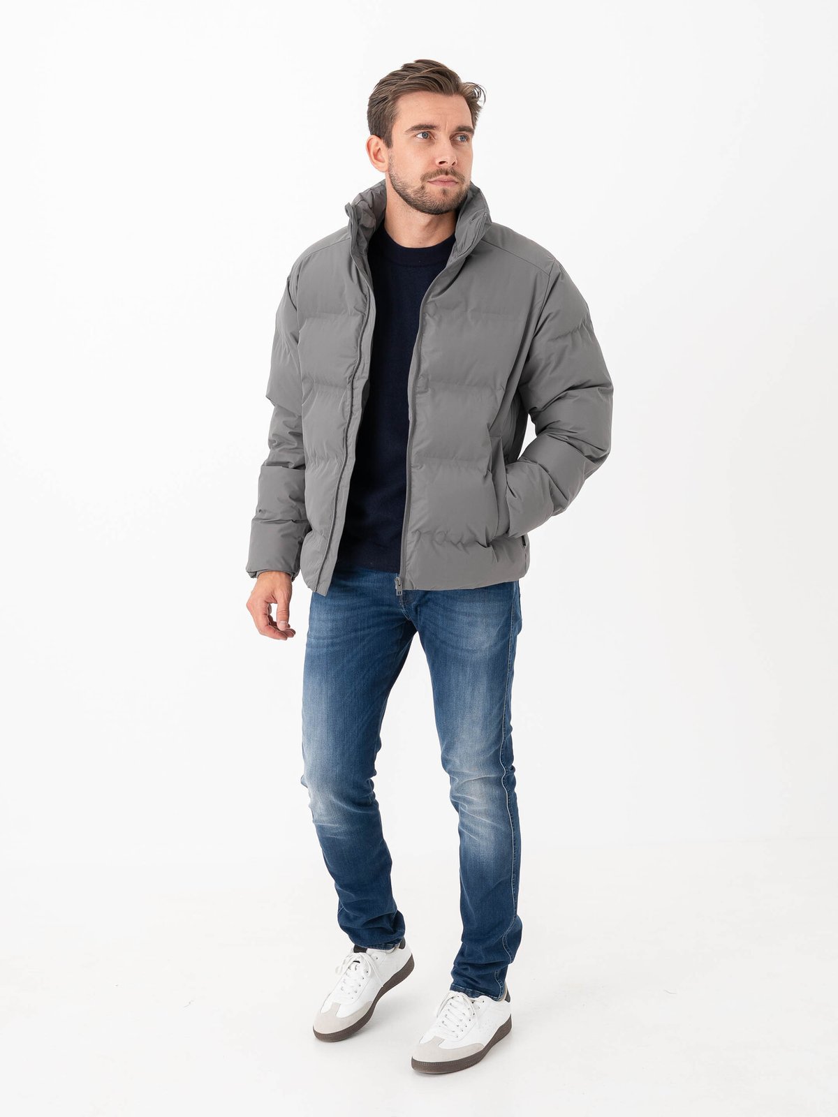 Jack and Jones Soho Puffer Collar Castlerock