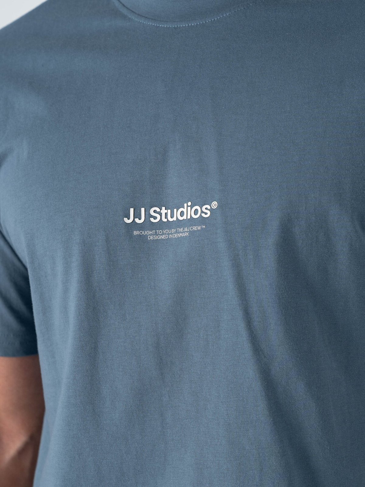 Jack and Jones Soho Tee Short Sleeve Crew Neck Blue Mirage