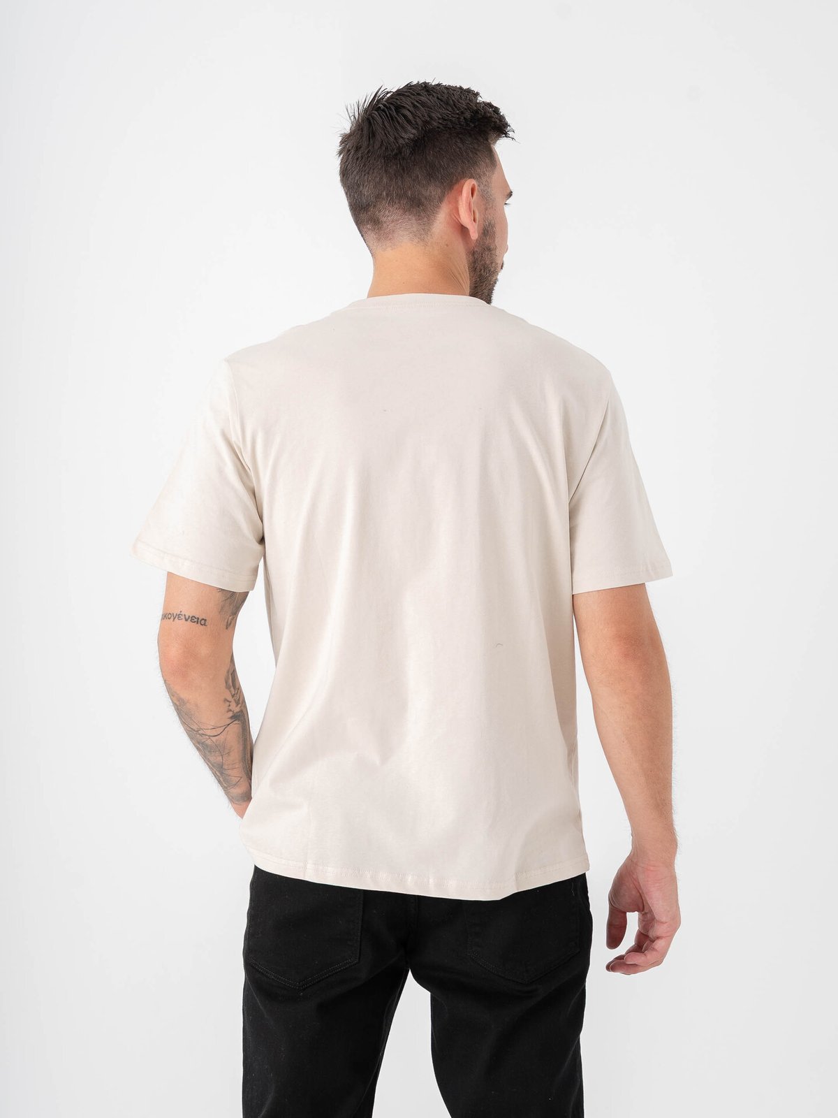 Jack and Jones Soho Tee Short Sleeve Crew Neck Moonbeam