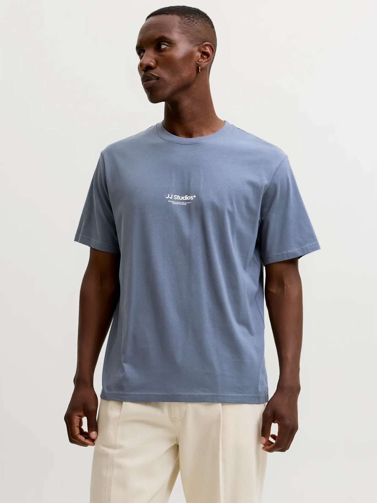 Jack and Jones Soho Tee Short Sleeve Crew Neck Turbulence